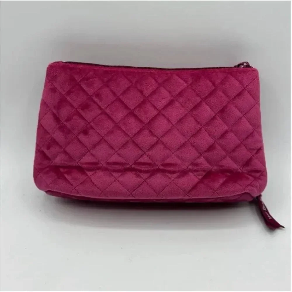 Vera Bradley Majestic Magenta Compact Organizer Quilted Velvet Makeup
